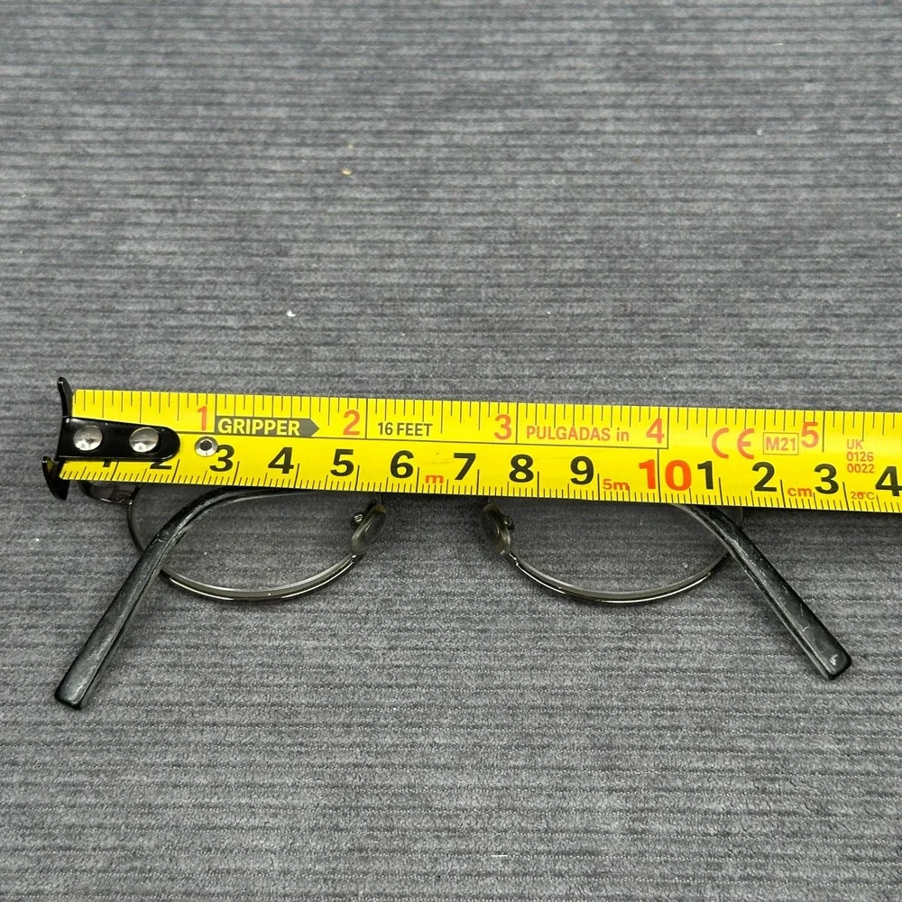 DKNY Durrell Oval Eyeglasses Y2K Metal Frames Japan KY53744 48-19-140 Vintage